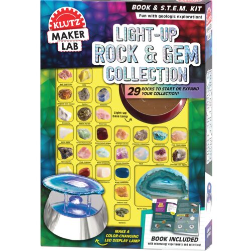 חוקרים אבנים ומינרלים (תאורה והגדלה)