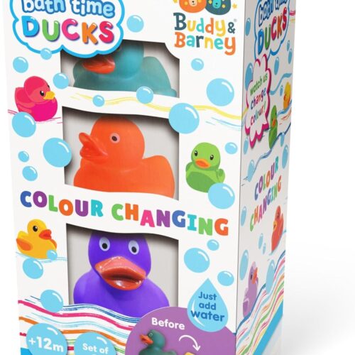 סט 3 ברווזים מחליפי צבעים לאמבטיה