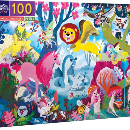 יצורים קסומים - פאזל 100 חלקים