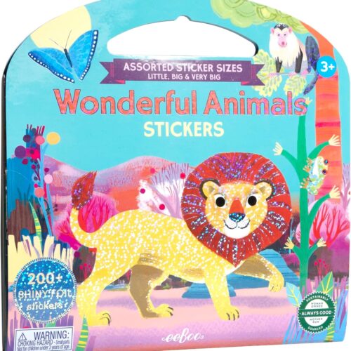 מדבקות זוהרות בחושך - חיות נהדרות