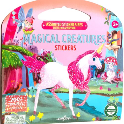 מדבקות זוהרות בחושך - יצורי קסם