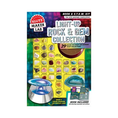 חוקרים אבנים ומינרלים (תאורה והגדלה)