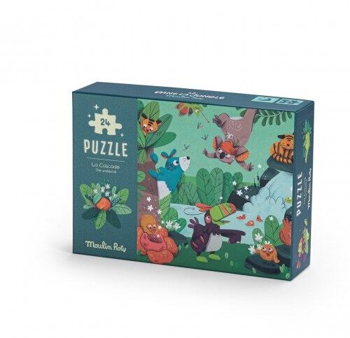 פאזל  24 חלקים זוהר בחושך - ג'ונגל