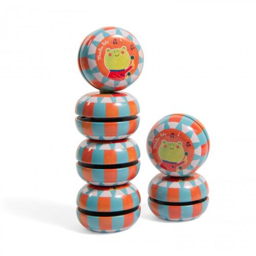 יו יו מתכת צפרדע (כמות 1 = 6 יח')